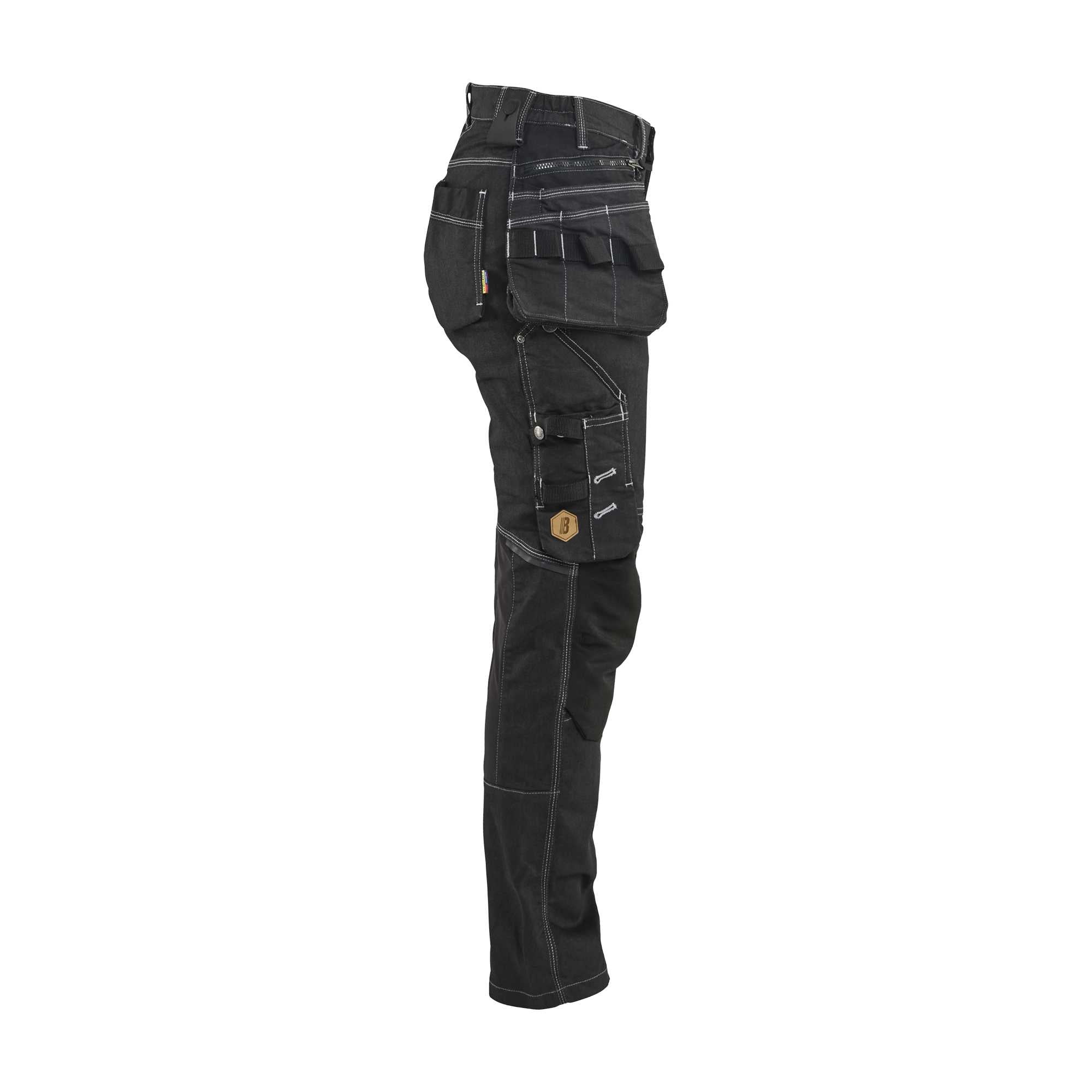 BLAKLADER 79901141 Women's Craftsman Trousers X1900 Stretch Work Trousers Women - Cordura Denim